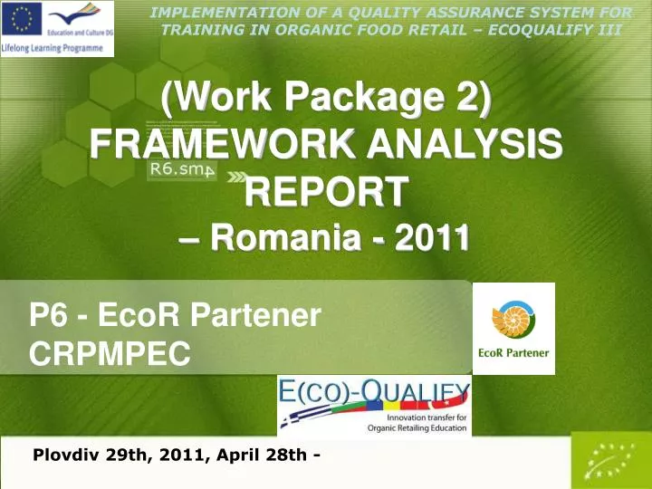 work package 2 framework analysis report romania 2011