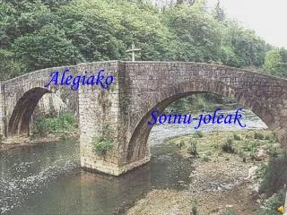 Alegiako Soinu-joleak