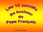 Les 10 secrets - slide 1