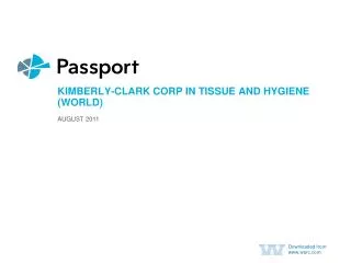 Kimberly-Clark Corp in Tissue and Hygiene (World )