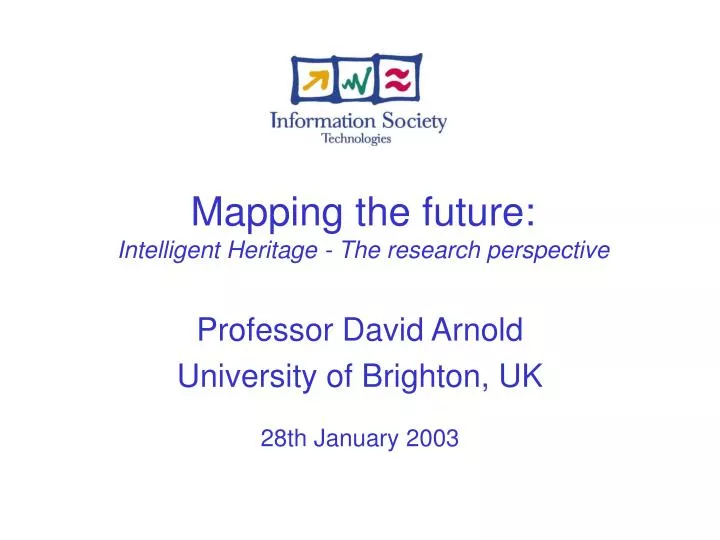mapping the future intelligent heritage the research perspective