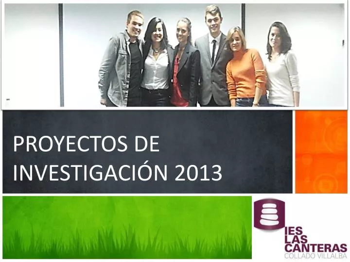proyectos de investigaci n 2013
