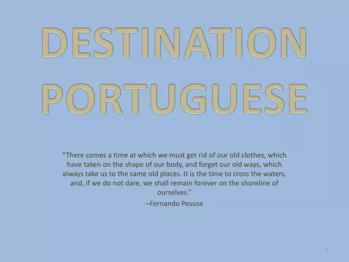 destination portuguese
