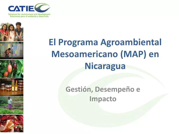 el programa agroambiental mesoamericano map en nicaragua