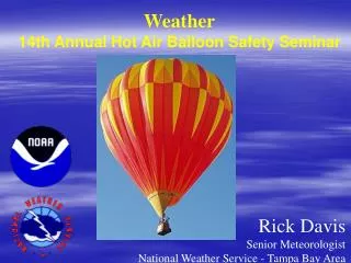 Weather 14th Annual Hot Air Balloon Safety Seminar