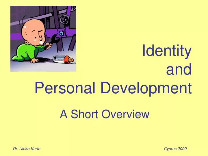 identity and personal development