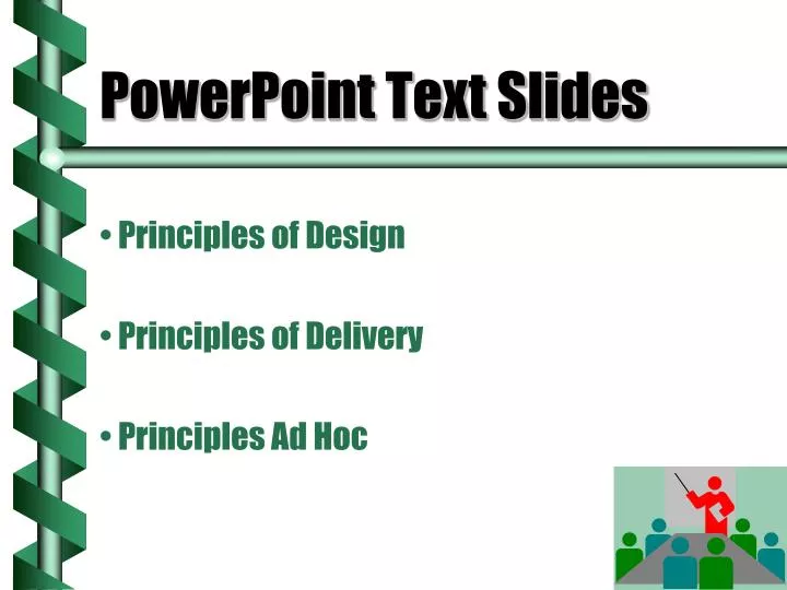 powerpoint text slides