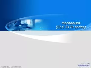 Mechanism (CLX-3170 series)