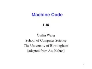 Machine Code