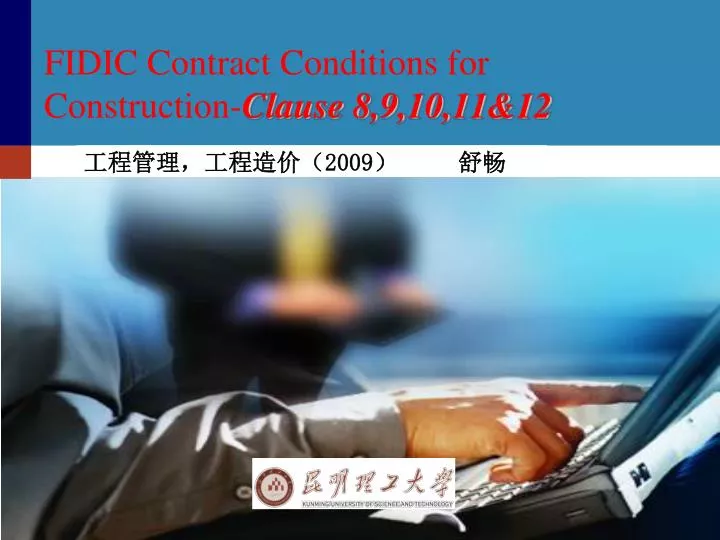 fidic contract conditions for construction clause 8 9 10 11 12