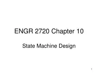 ENGR 2720 Chapter 10