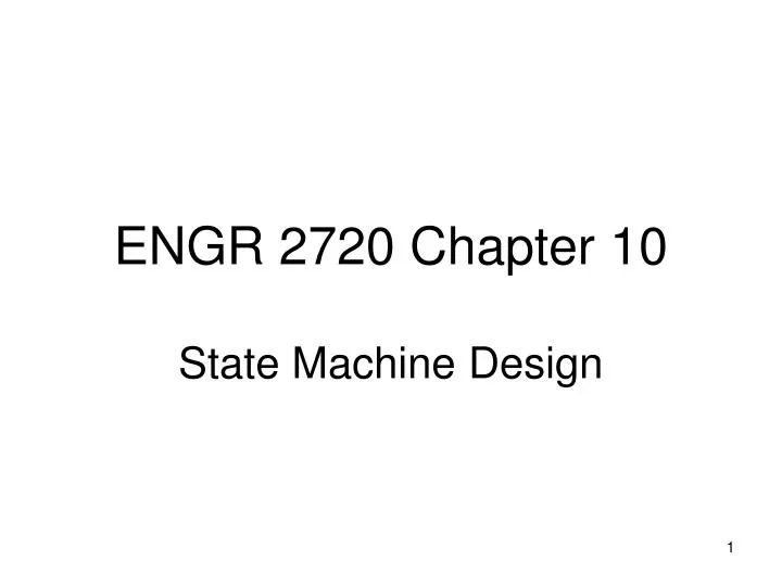 engr 2720 chapter 10