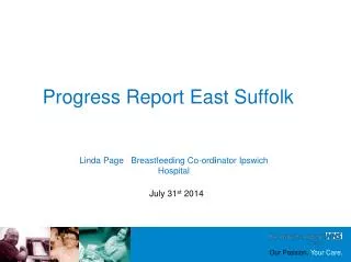 Progress Report East Suffolk