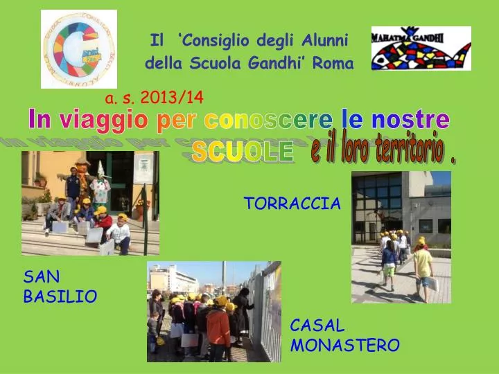 il consiglio degli alunni della scuola gandhi roma