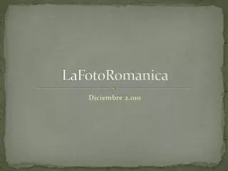 LaFotoRomanica