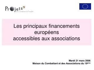 Les principaux financements européens accessibles aux associations