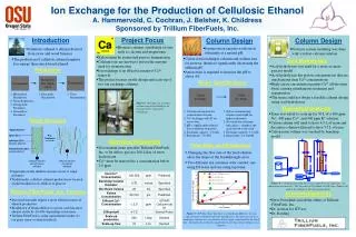 Ion Exchange for the Production of Cellulosic Ethanol