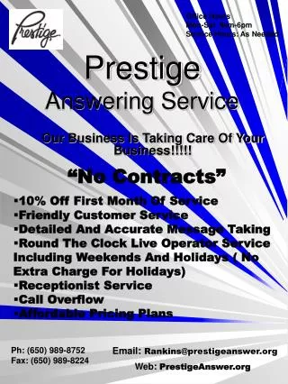 Prestige Answering Service
