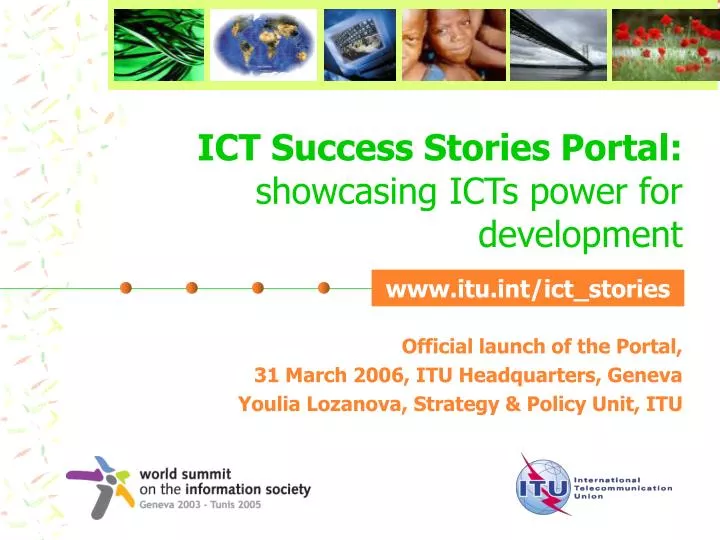 ict success stories portal showcasing icts power for development