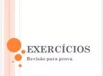 exercícios - slide 1