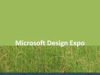 Microsoft Design Expo