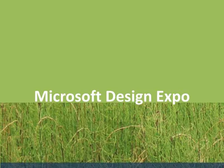microsoft design expo