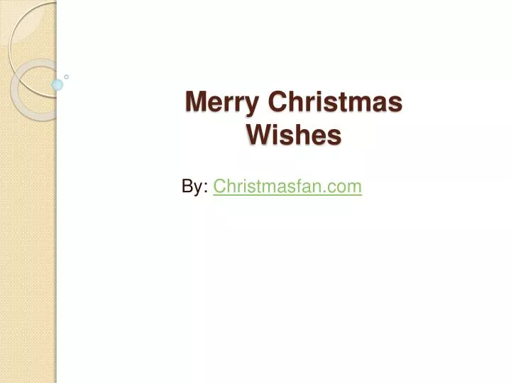 Send merry Christmas wishes to friends