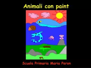 Animali con paint
