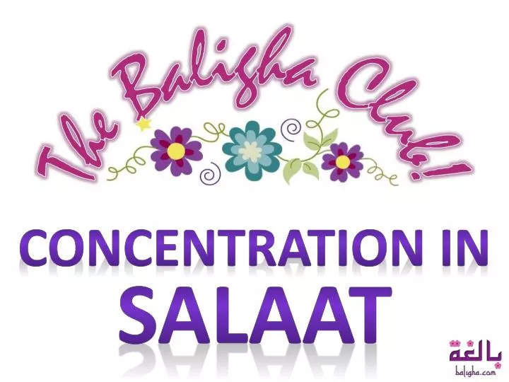 concentration in salaat