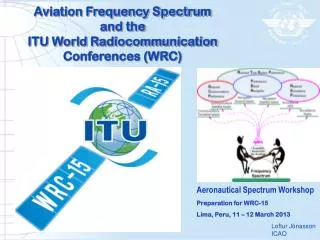 Aviation Frequency Spectrum and the ITU World Radiocommunication Conferences (WRC)
