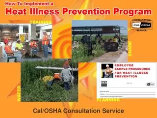 Cal/OSHA Consultation Service