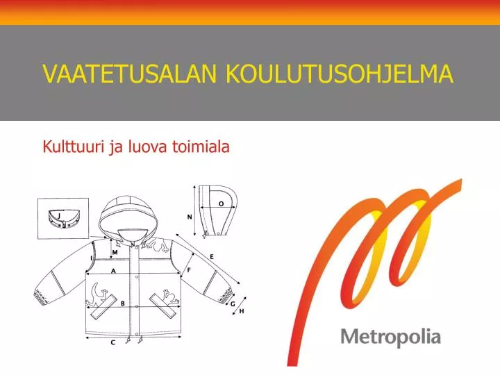 vaatetusalan koulutusohjelma