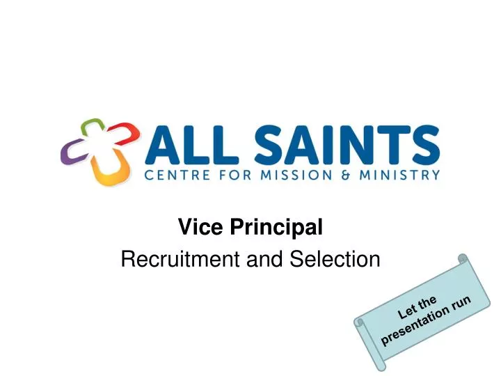 vice principal recruitment and selection