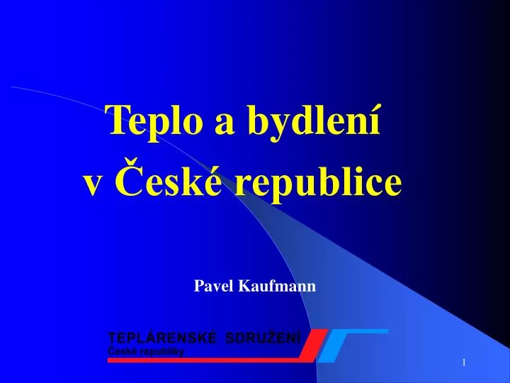 teplo a bydlen v esk republice