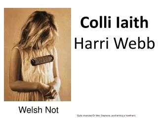 Colli Iaith Harri Webb