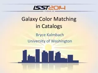 Galaxy Color Matching in Catalogs