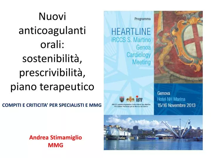 nuovi anticoagulanti orali sostenibilit prescrivibilit piano terapeutico