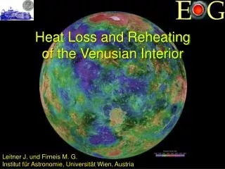 Heat Loss and Reheating of the Venusian Interior