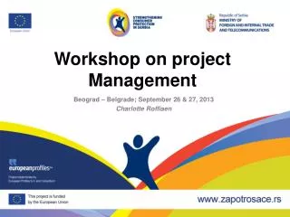 Workshop on project Management
