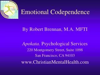 Emotional Codependence