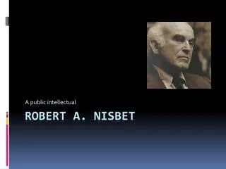 Robert A. Nisbet