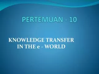 PERTEMUAN - 10