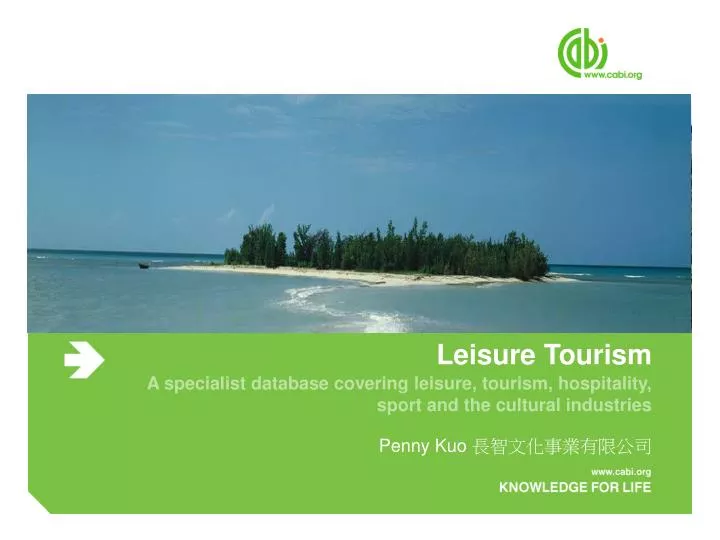 leisure tourism