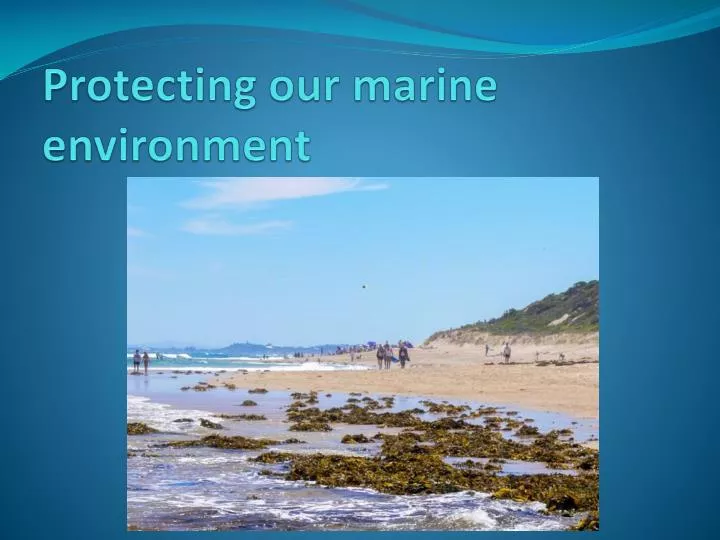 protecting our marine environment