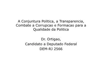 Dr. Flavio Ortigao (D-2566)