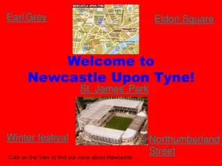 Welcome to Newcastle Upon Tyne!