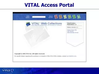 VITAL Access Portal