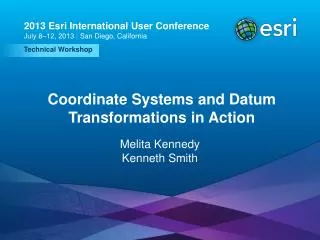 Coordinate Systems and Datum Transformations in Action