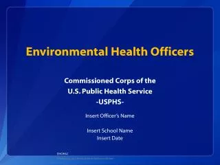 Environmental Health Officers
