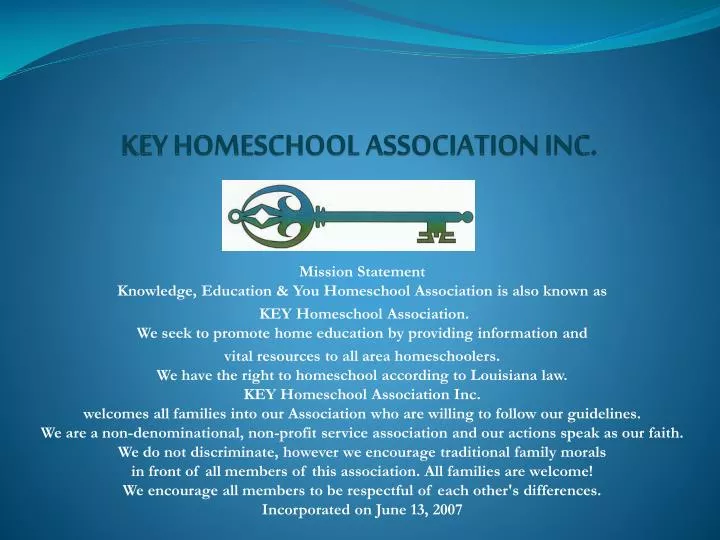 key homeschool association inc